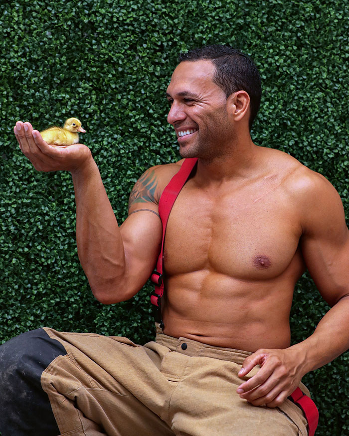 The Australian Firefighters Calendar 2022 Is Out With More Shirtless Heroes And Adorable Animals (28 Pics)