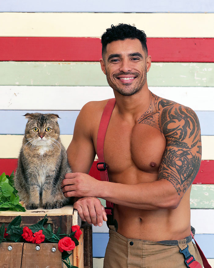 The Australian Firefighters Calendar 2022 Is Out With More Shirtless Heroes And Adorable Animals (28 Pics)