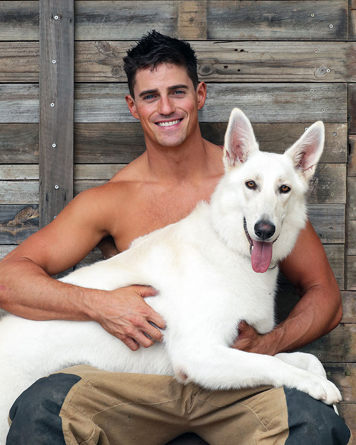 The Australian Firefighters Calendar 2022 Is Out With More Shirtless Heroes And Adorable Animals (28 Pics)