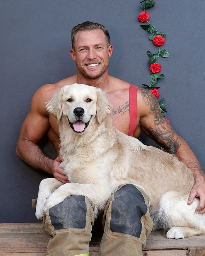 The Australian Firefighters Calendar 2022 Is Out With More Shirtless Heroes And Adorable Animals (28 Pics)