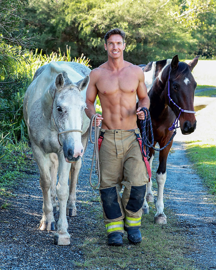 The Australian Firefighters Calendar 2022 Is Out With More Shirtless Heroes And Adorable Animals (28 Pics)