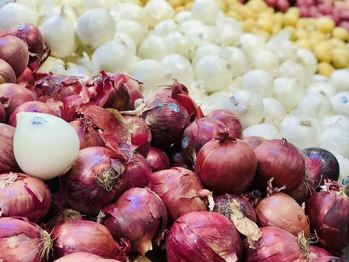 Frutas y verduras: cebollas