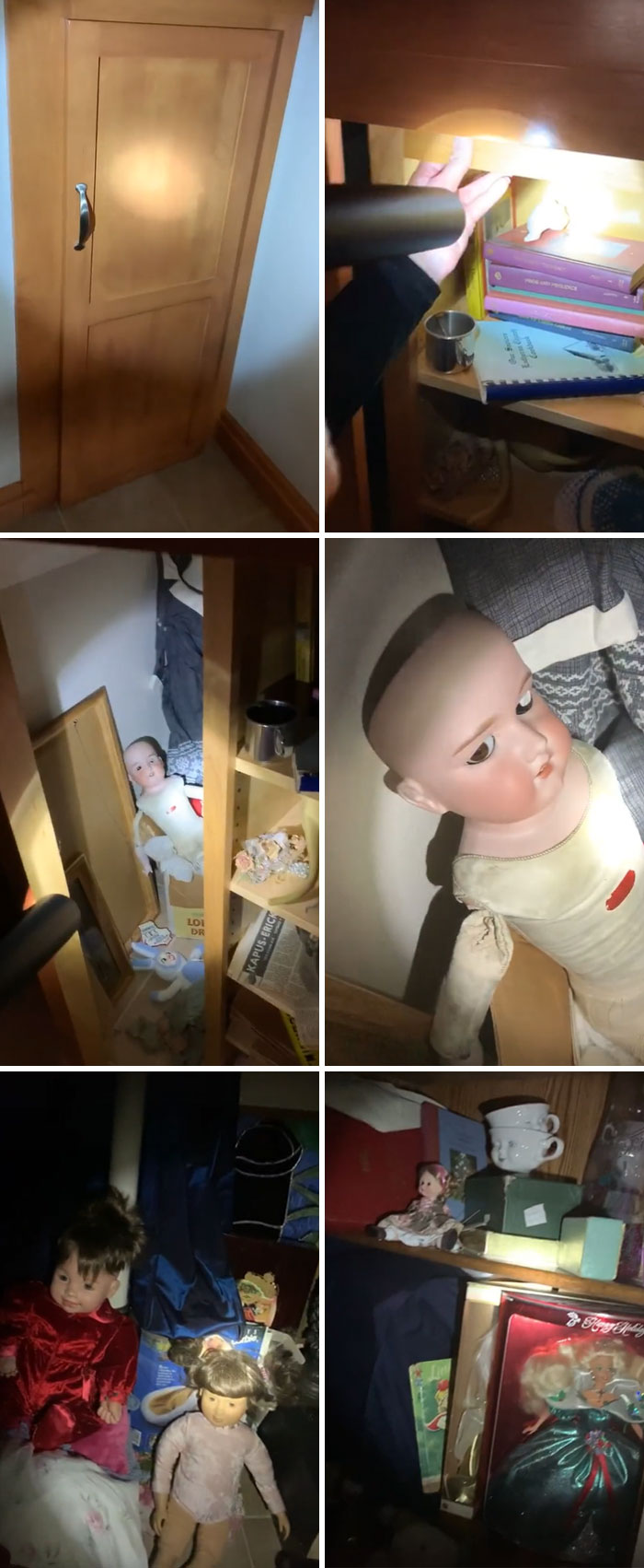 Una mujer encuentra una espeluznante "habitación oculta" en su nueva casa