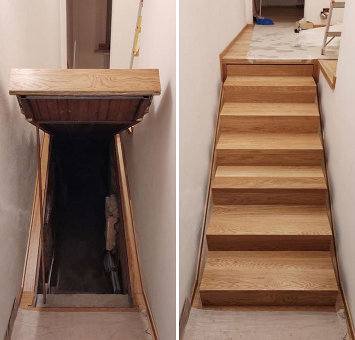 La nueva casa que compraron mis padres tiene una habitación secreta escondida bajo la escalera