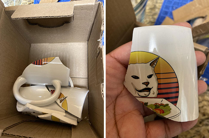 Cuando el regalo de tu amigo invisible llega roto