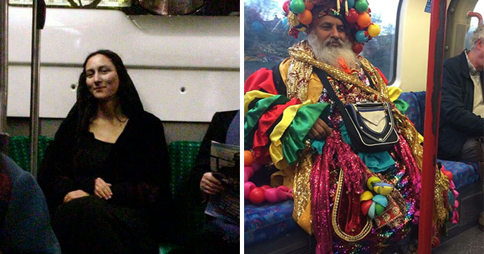 40 Personas que vieron cosas tan raras en el metro que tuvieron que hacer una foto (Nuevas imágenes)