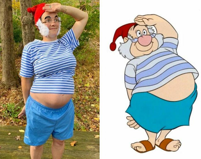 ¡Tuve que incorporar mi barriga en mi disfraz de Halloween de este año!