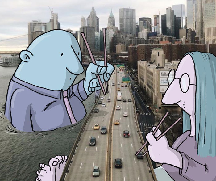 Este ilustrador añade divertidas caricaturas a las fotos de Instagram de otras personas (30 imágenes nuevas)