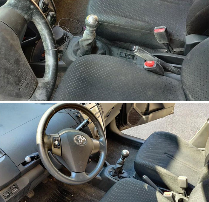 Encontré el coche de mi difunto padre lleno de moho después de un año, mamá quería llevarlo a un garaje así, pensé en ustedes y pasé el día limpiándolo