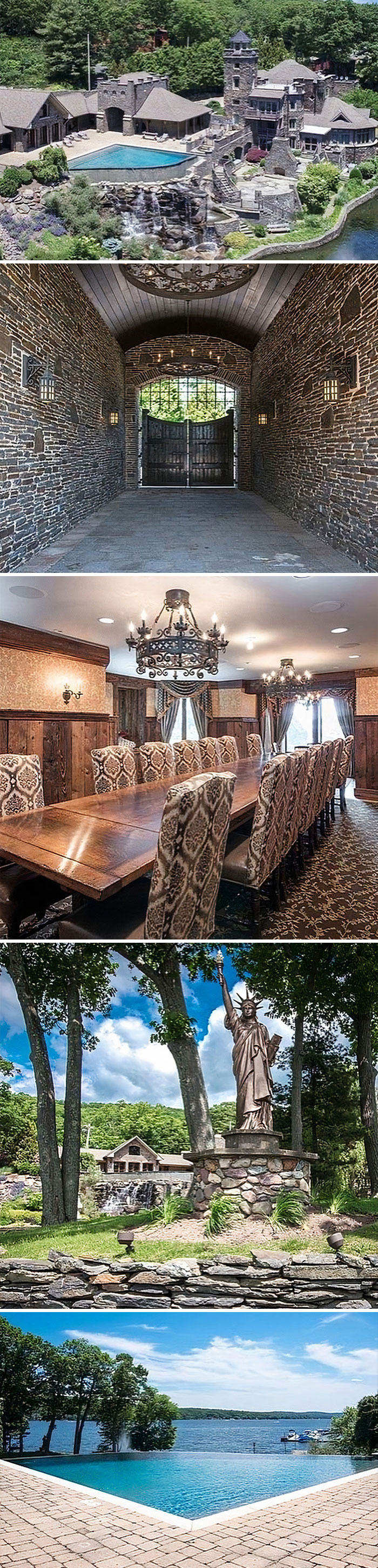 La casa de Derek Jeter al norte del estado de Nueva York. $12,750,000