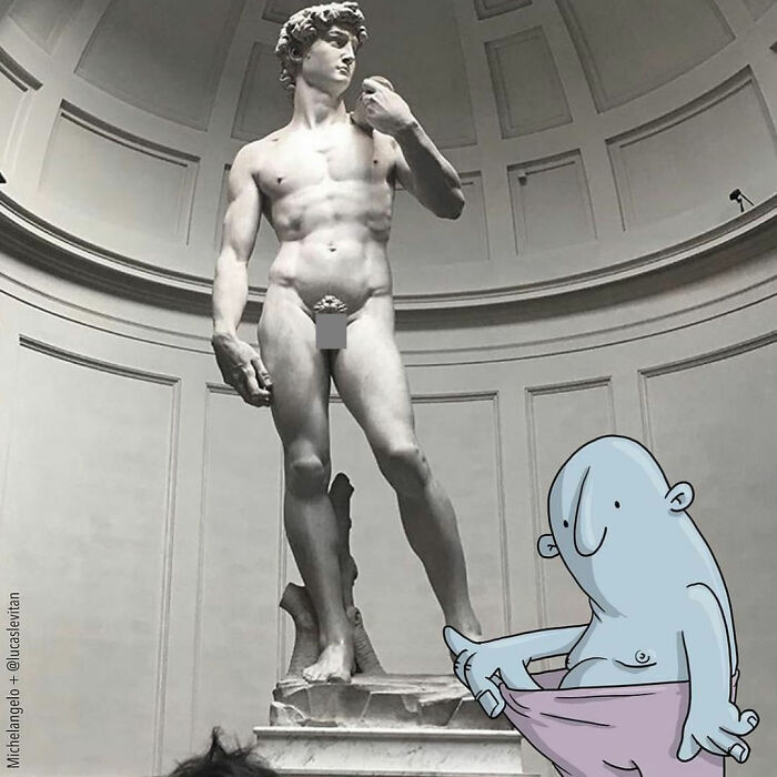 Illustrator Adds Funny Cartoons To Strangers’ Instagram Photos (30 New Pics)