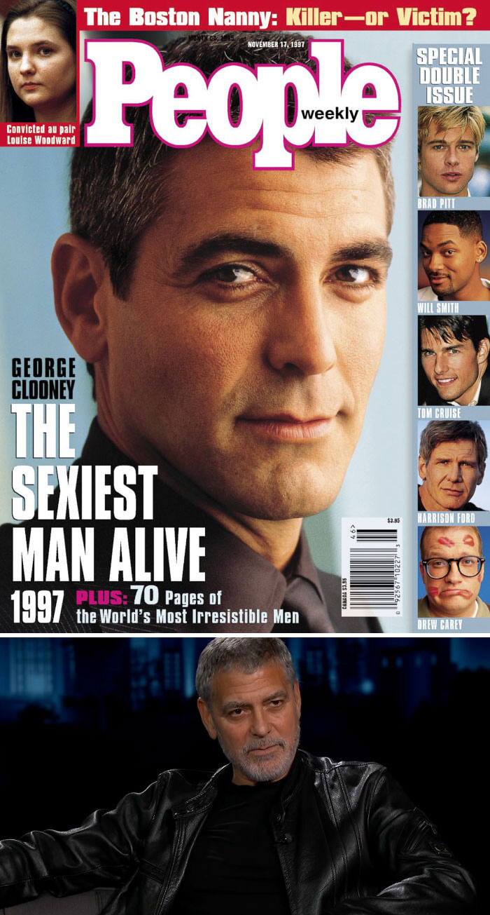Los hombres más sexys elegidos por la revista People y el aspecto que tenían cuando ganaron VS ahora (desde 1990 al ganador de este año)
