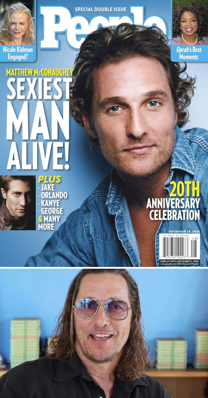 Los hombres más sexys elegidos por la revista People y el aspecto que tenían cuando ganaron VS ahora (desde 1990 al ganador de este año)