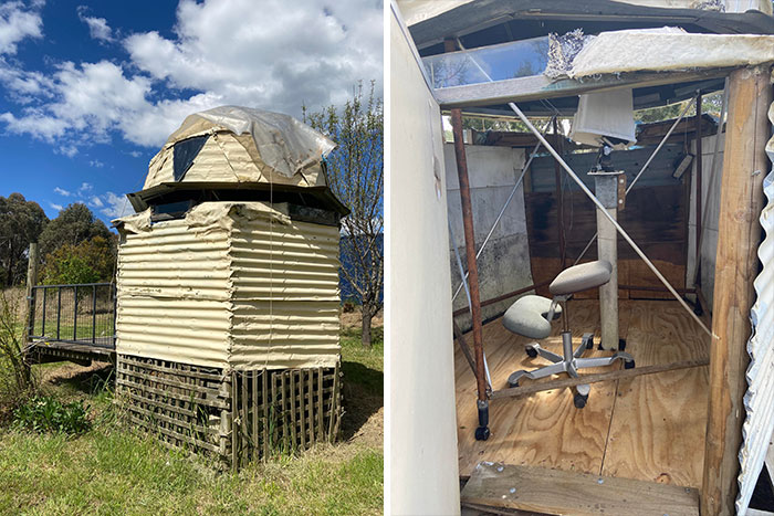 Mi padre construyó su propio observatorio