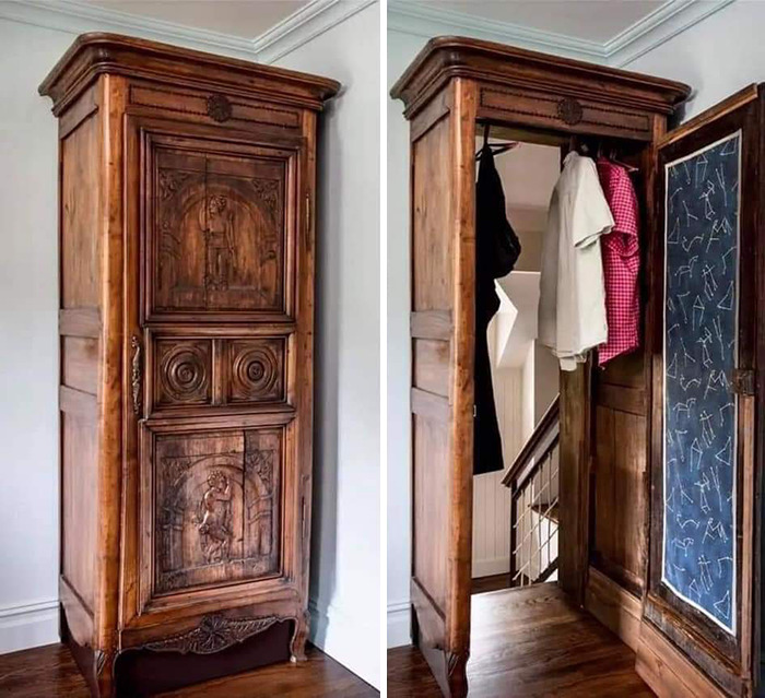 Inspirado en el armario de Narnia
