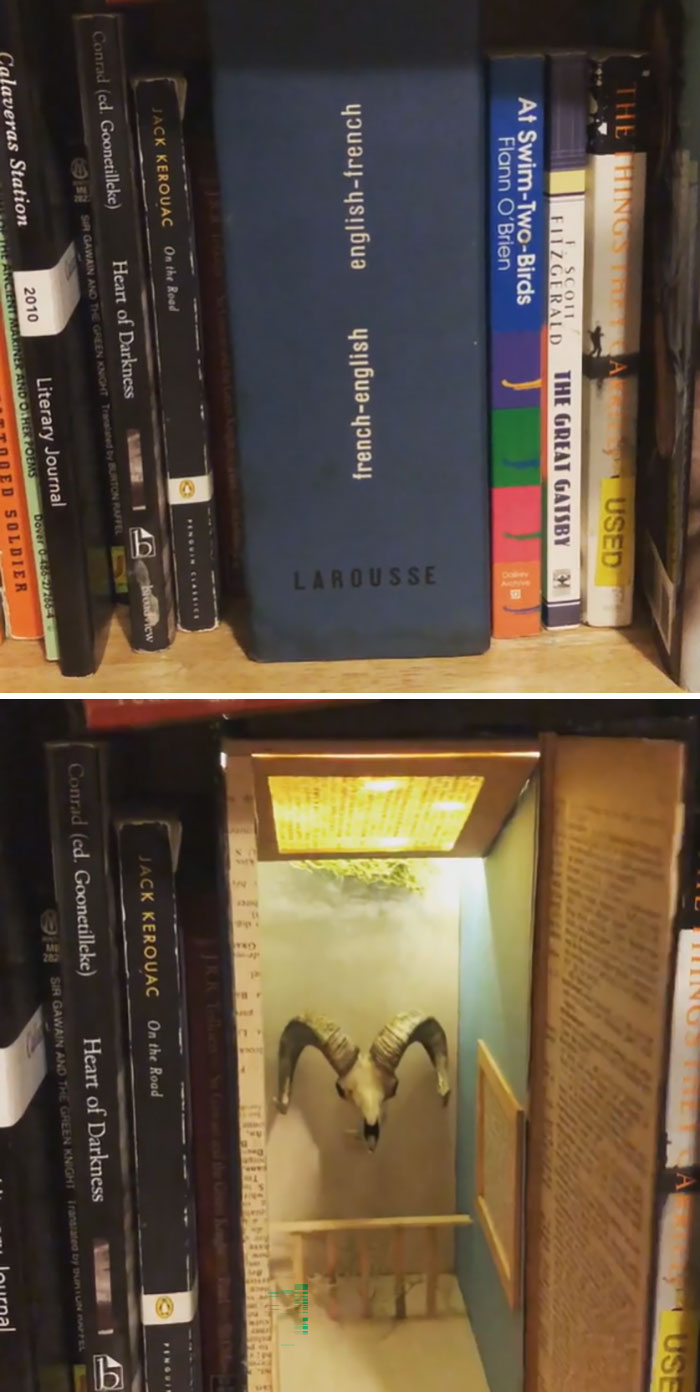 He estado construyendo mundos secretos dentro de los libros