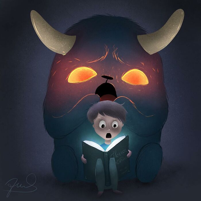 I Painted 30 Illustrations To Show That Not All Monsters Are Scary