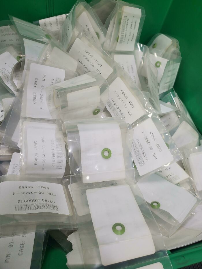 Pedí 150 arandelas y así fue como vinieron empaquetadas