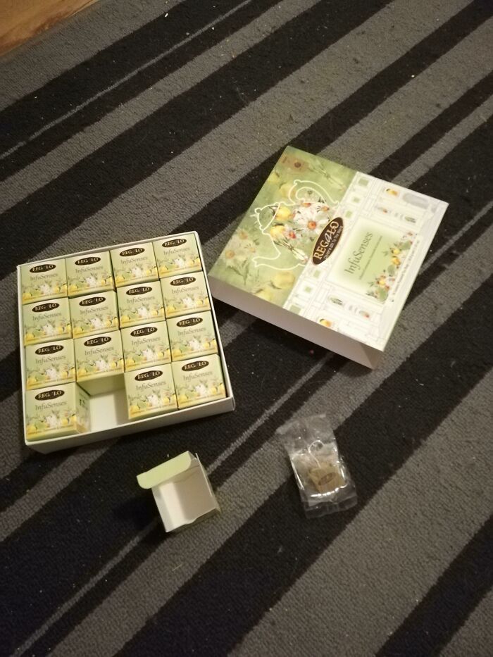 Este té que recibí como regalo de Navidad