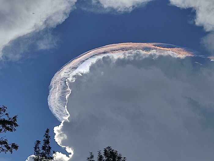 La nube parece un océano