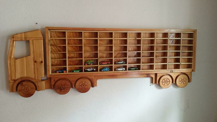 Exhibidor de Hot Wheels para mi nieto