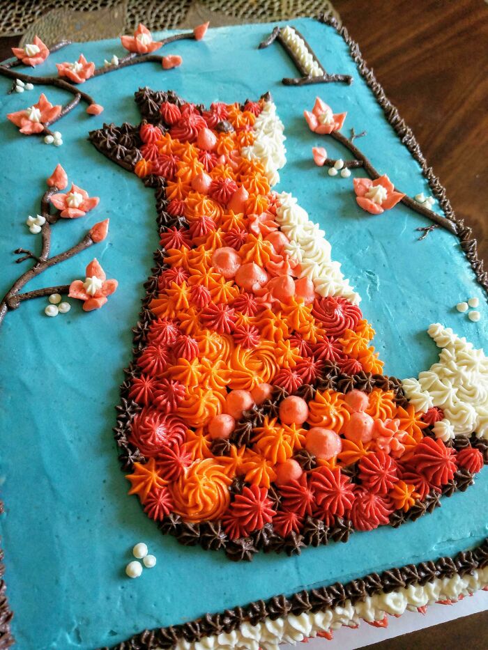 Tarta de zorro para el primer cumpleaños de mi hijo