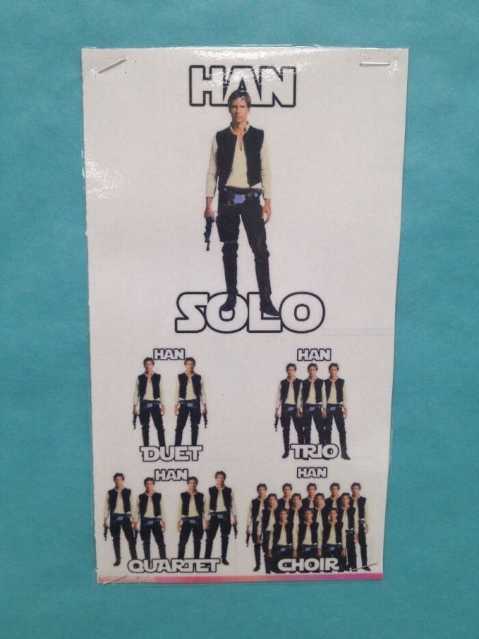 Mi amiga, que es profesora de música, tiene esto colgado en su aula