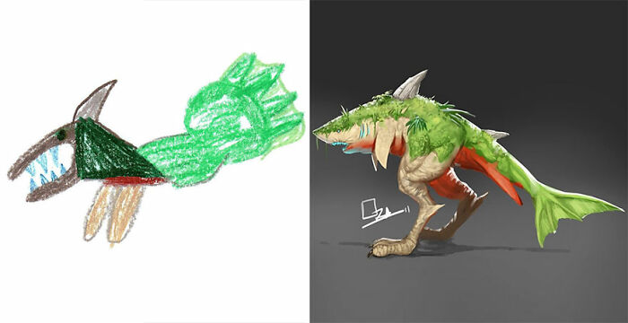 Propuesta del niño artista Josiah, fan art de @chibyversity