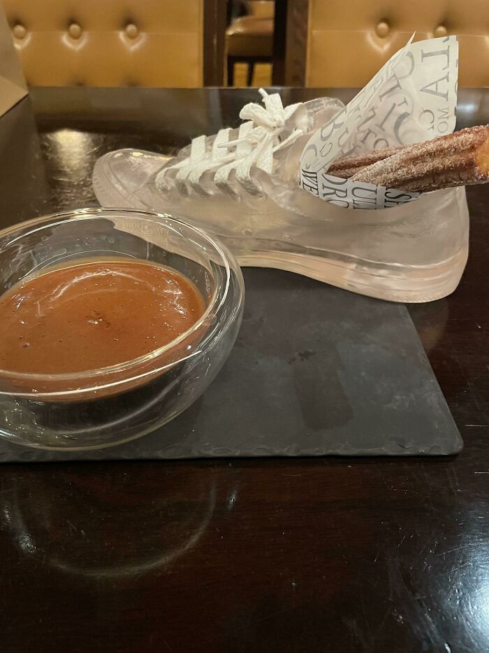 Zapato con churros