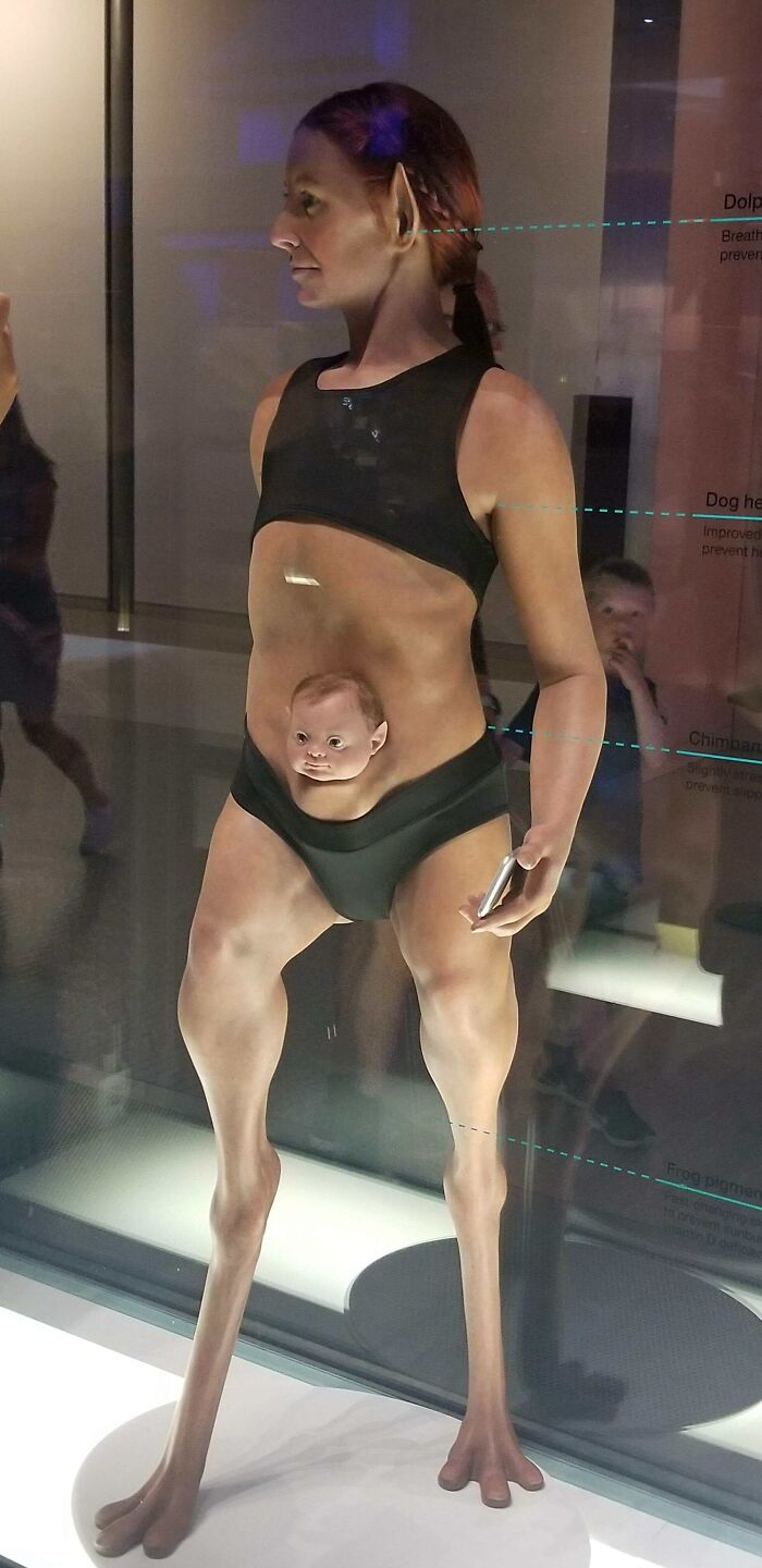 Este extraño maniquí en el Museo de la Ciencia de Londres