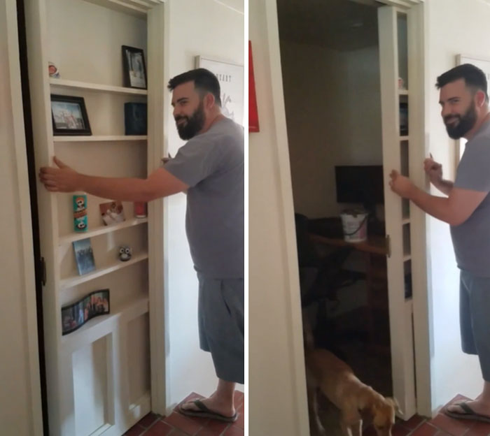 Por fin he terminado mi puerta corrediza secreta