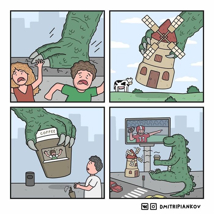 This Artist Makes Dark Humor Comics With Surprising Endings (30 Pics)