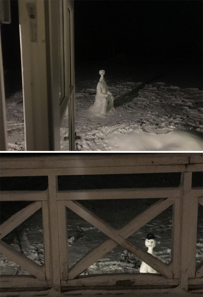Un muñeco de nieve que no debí haber creado