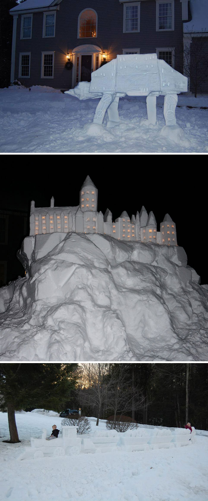 Esculturas de nieve