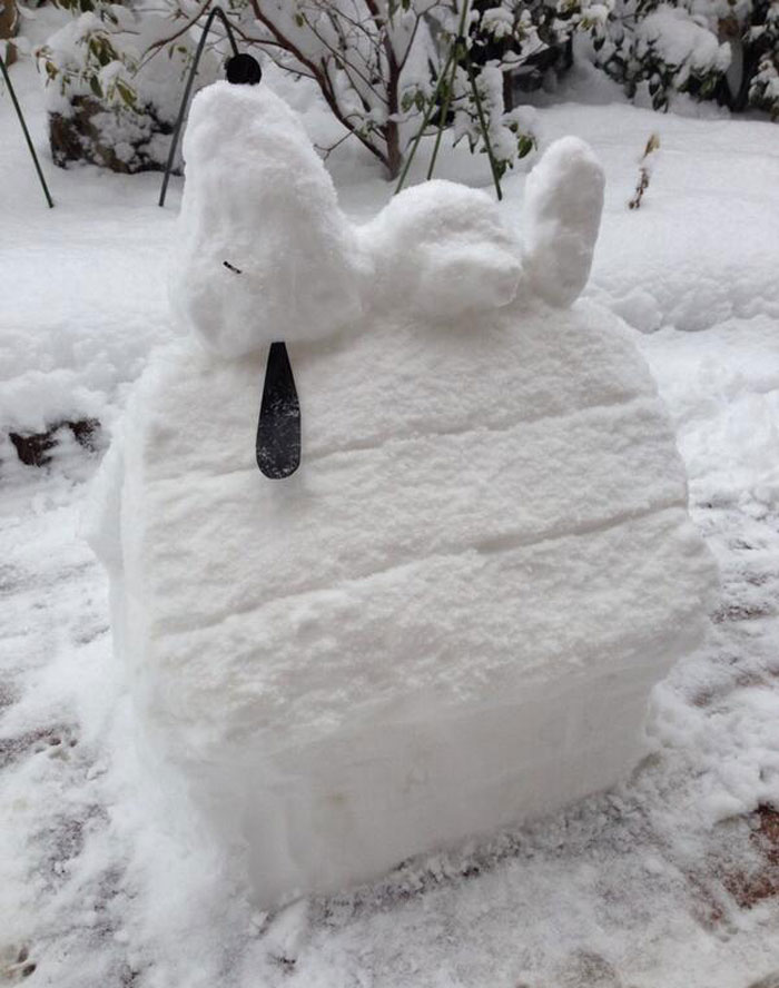 Snoopy y su casa