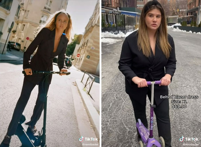 Esta mujer recrea las poses que realizan las modelos de Zara para demostrar lo ridículas que son