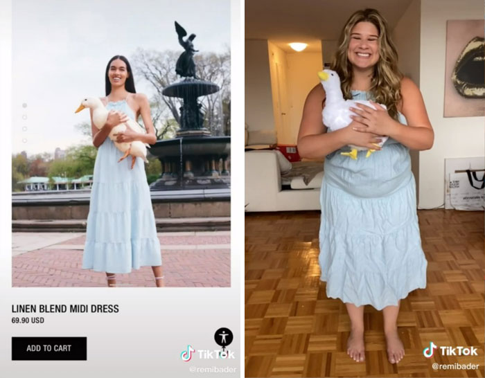 Esta mujer recrea las poses que realizan las modelos de Zara para demostrar lo ridículas que son