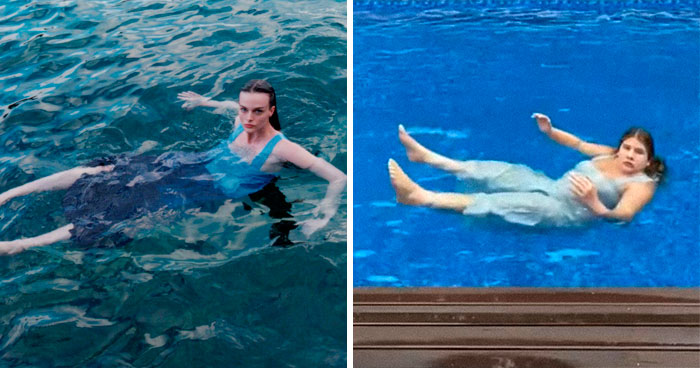 Esta mujer recrea las poses que realizan las modelos de Zara para demostrar lo ridículas que son