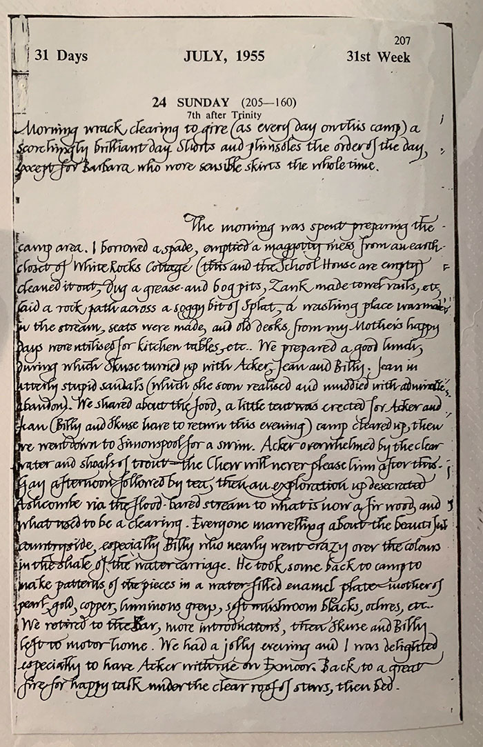 La letra del diario de mi abuelo