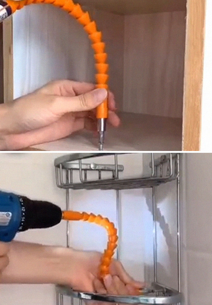 Destornillador de eje flexible de 295 mm