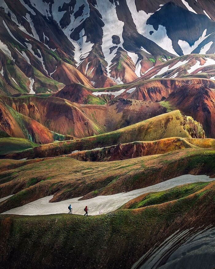 Las hermosas montañas de Islandia