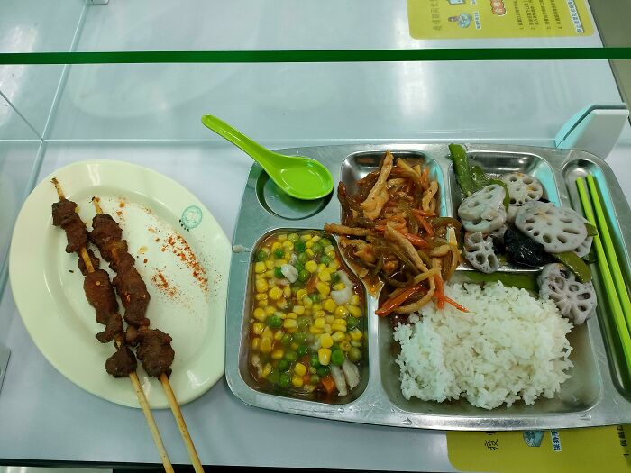 Mi almuerzo escolar en Pekín, China