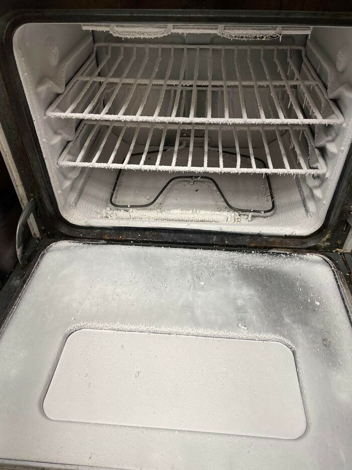 Mi madre encendió su horno sin recordar que tenía protectores de silicona para las rejillas