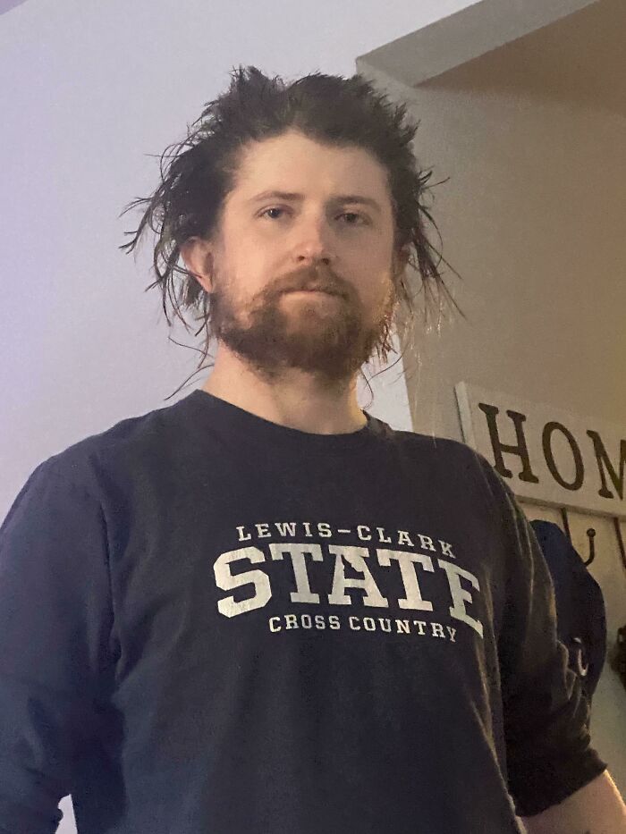 Le dije a mi marido que cortarse él mismo el pelo era una mala idea, y ocurrió esto