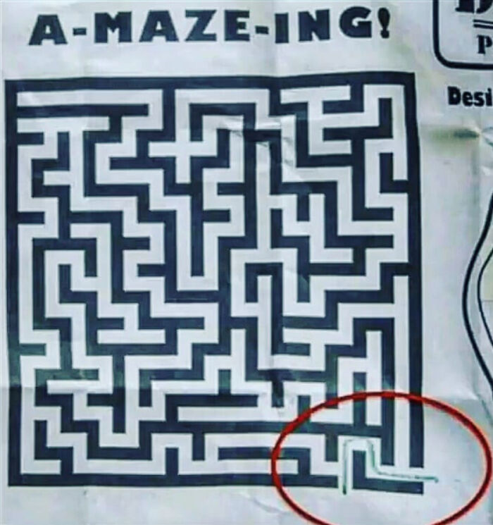 ¡Nunca creí que un laberinto fuera tan fácil!