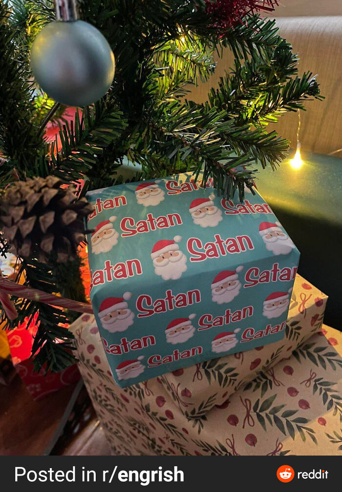 Ah, sí, me gustaría tener a Satán por Navidad