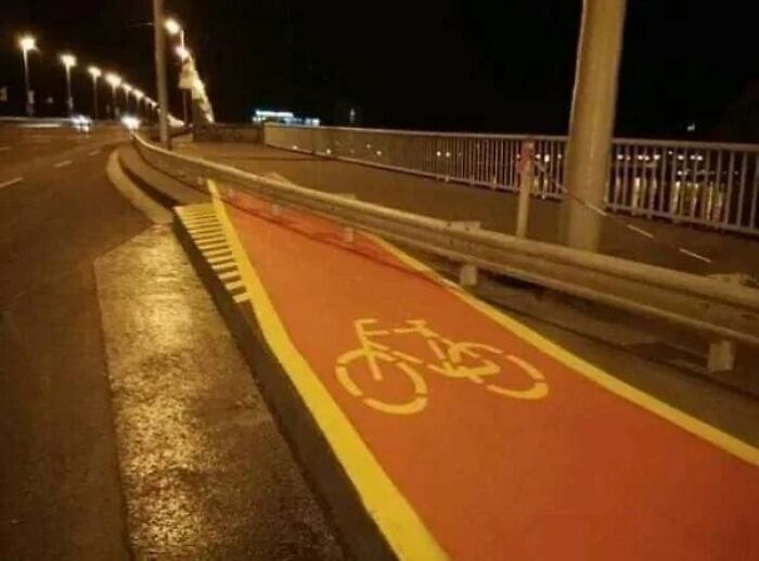 Carril bici de alta calidad