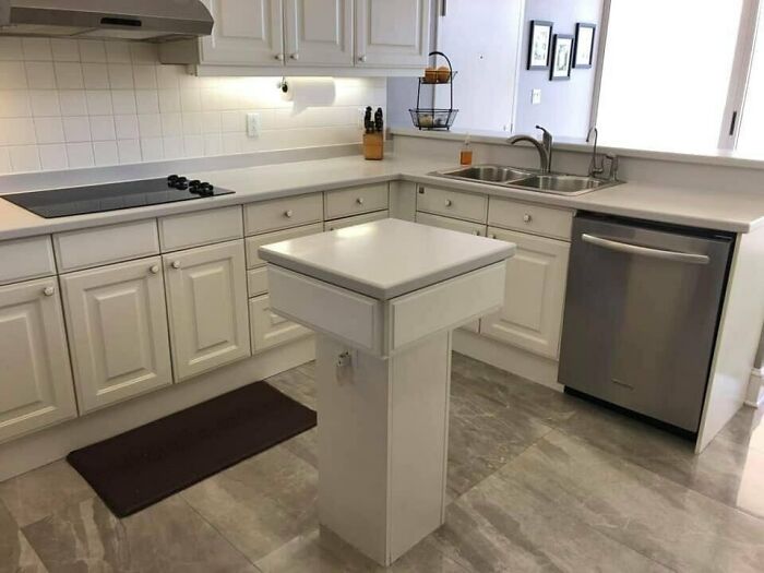 Bueno, querías una isla de cocina, ¿no?