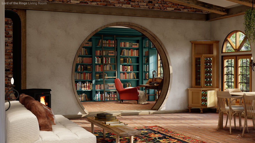 Contratamos a un increíble diseñador de interiores para que transformara nuestras películas favoritas en conceptos para salas de estar