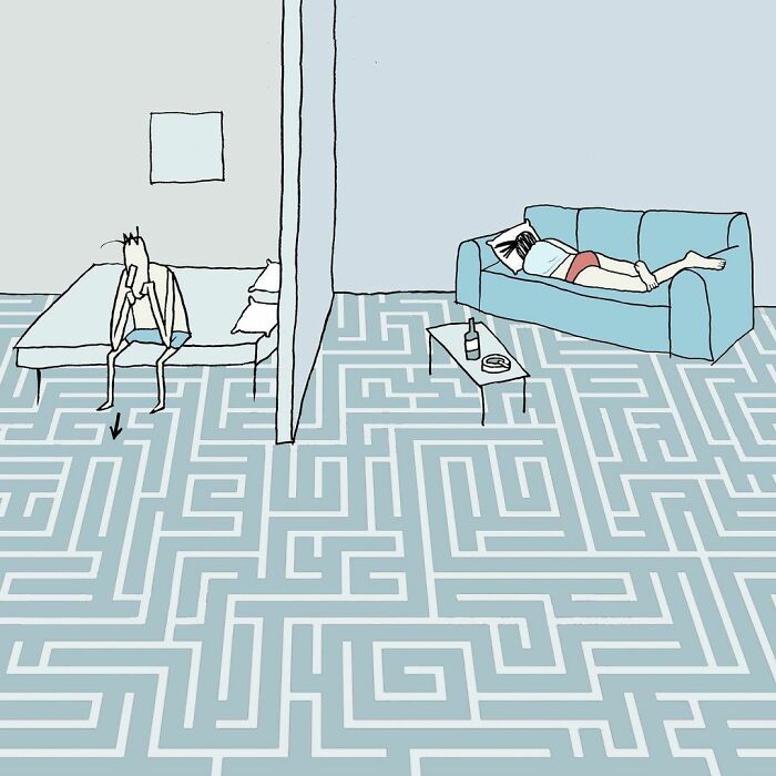 30 Illustrations About Relationships And Everyday Life By This Israeli Artist